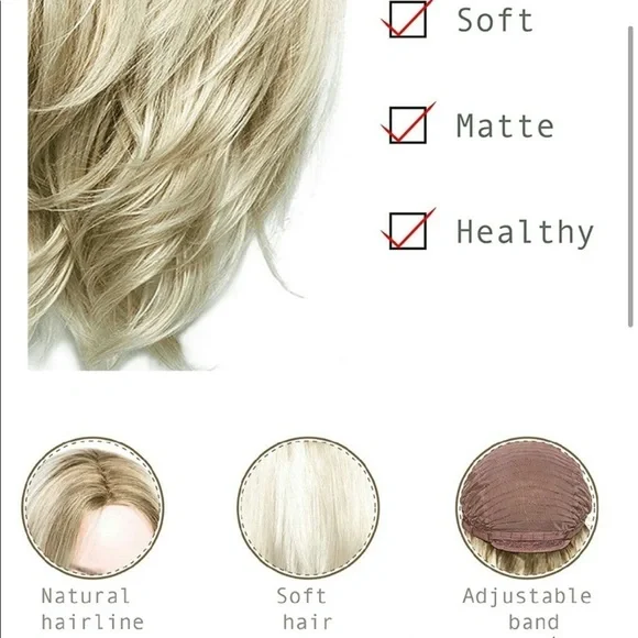 - - 💫 22” OMBRÉ BLONDE NATURAL STRAIGHT LACE FRONT WIG *NEW*
